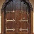 Wood external doors